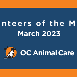March 2023 Volunteers of the Month