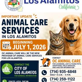 Los Alamitos Joins OC Animal Care on 7.1.26