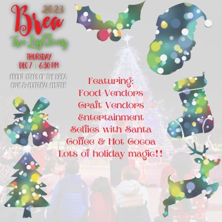 City of Brea Tree Lighting 2023