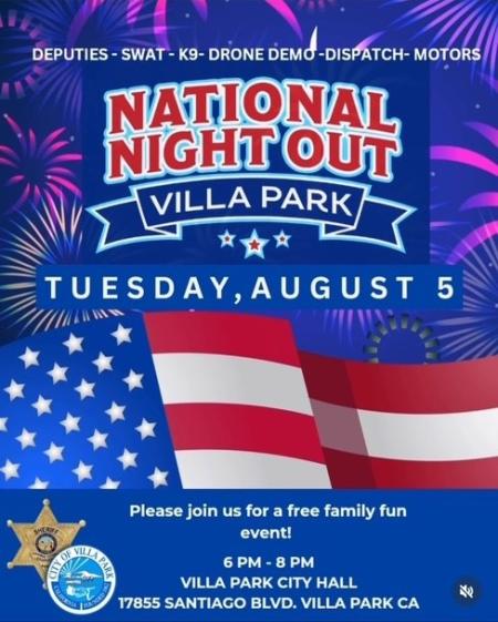 National Night Out_Villa Park_8.5.25